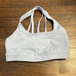 Lululemon Light Blue Energy Bra  - Size 4